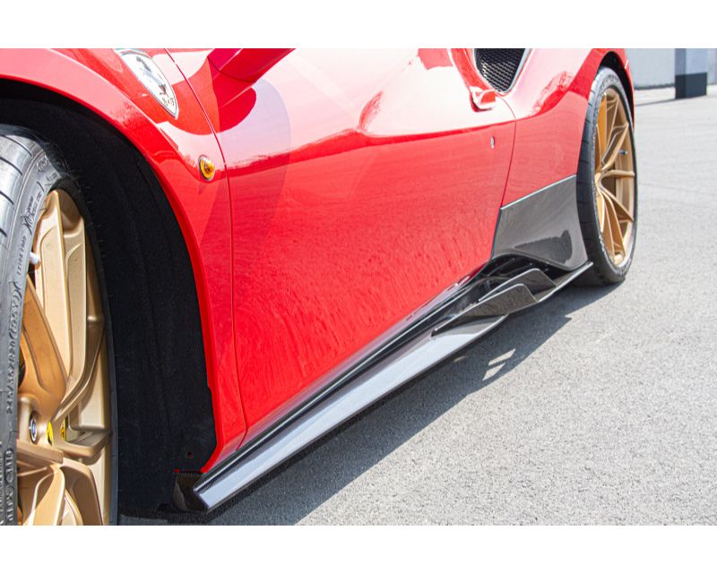 Capristo Exhaust Side Skirts Ferrari 488 Pista | GTB | GTS 2019-2021