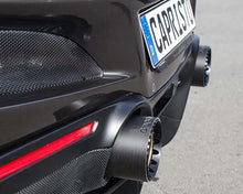 Load image into Gallery viewer, Capristo Exhaust Carbon End Pipe Shells Red Ferrari F8 2020-2022