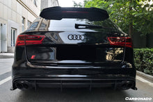 Load image into Gallery viewer, 2013-2018 Audi RS6 Avant MN Style Carbon Fiber Rear Cap Splliter - Carbonado Aero