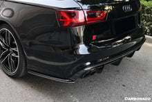 Load image into Gallery viewer, 2013-2018 Audi RS6 Avant MN Style Carbon Fiber Rear Cap Splliter - Carbonado Aero