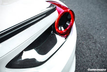 Load image into Gallery viewer, 2015-2020 Ferrari 488 GTB &amp; Spider OE Style Dry Carbon Fiber Rear Light Satellite Covers - Carbonado