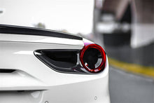 Load image into Gallery viewer, 2015-2020 Ferrari 488 GTB &amp; Spider OE Style Dry Carbon Fiber Rear Light Satellite Covers - Carbonado