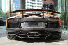 Load image into Gallery viewer, 2011-2016 Lamborghini Aventador LP700 Coupe &amp; Roadster DM Style Carbon Fiber Rear Lip - Carbonado