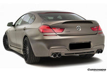 Load image into Gallery viewer, 2011-2018 BMW 6 Series F06 F12 F13 HM Style Carbon Fiber Rear Diffuser - Carbonado