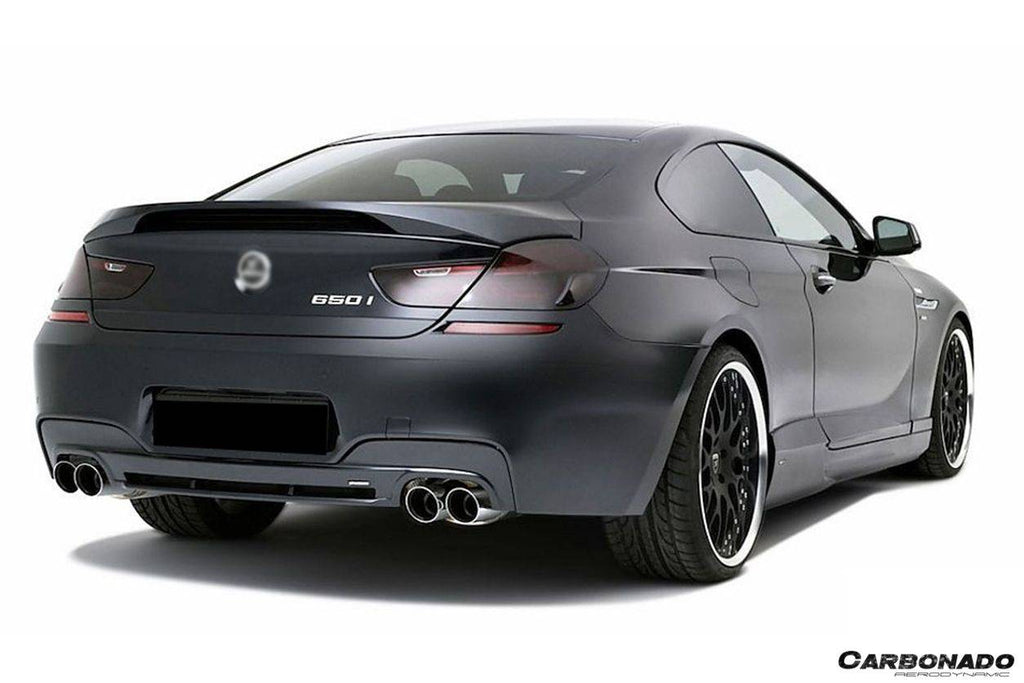 2011-2018 BMW 6 Series F06 F12 F13 HM Style Carbon Fiber Rear Diffuser - Carbonado Aero