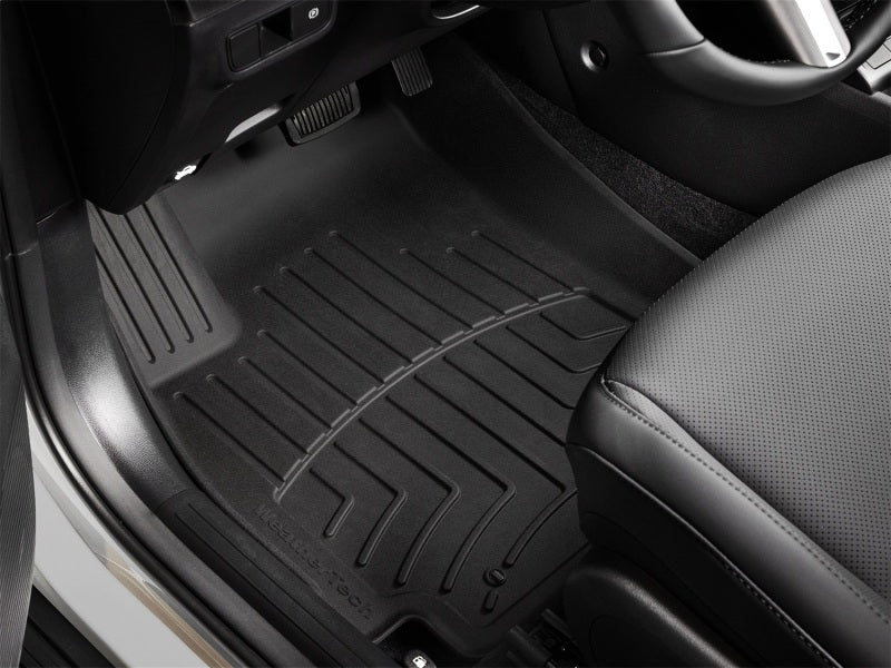 WeatherTech 24-26 Hyundai Kona 1st Row Front FloorLiner HP - Black
