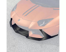 Load image into Gallery viewer, Vorsteiner Zaragoza Edizione Glossy Carbon Fiber 2x2 Aero Front Spoiler Lamborghini Aventador 2012-2017