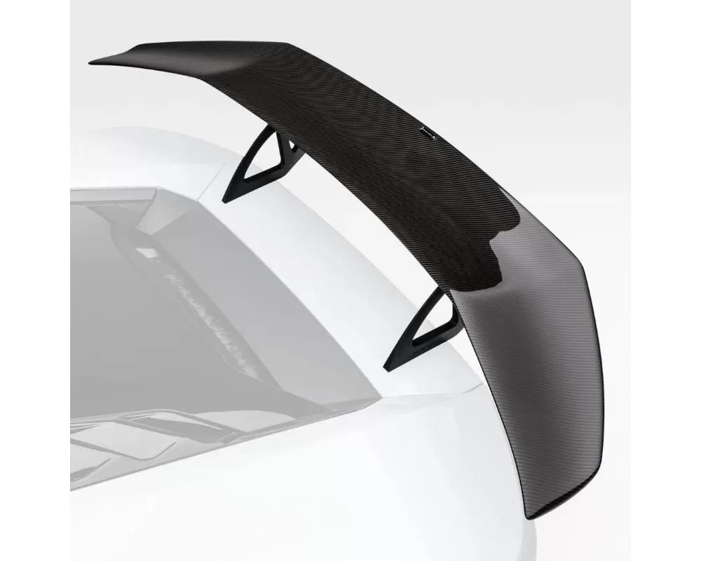 Vorsteiner Mondiale Edizione Glossy Carbon Fiber Aero Wing Blade w/ Aluminum Uprights Lamborghini Huracan 2015+