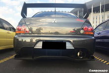 Load image into Gallery viewer, 2003-2006 Mitsubishi Evolution 7/8/9 VTX Carbon Fiber Rear Diffuser - Carbonado Aero