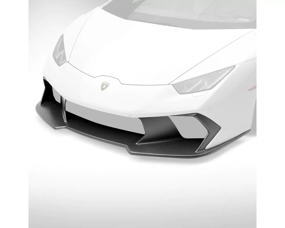 Vorsteiner Novara Edizione Aero Front Bumper w/ Front Spoiler Glossy Carbon Fiber PP 2x2 Lamborghini Huracan 2015-2019
