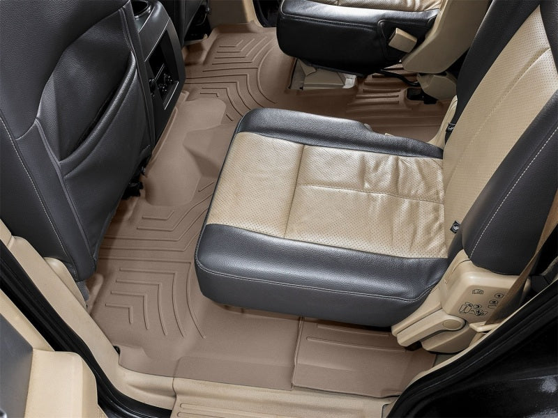 WeatherTech 07-17 Ford Expedition 2nd Row Rear FloorLiner HP - Tan