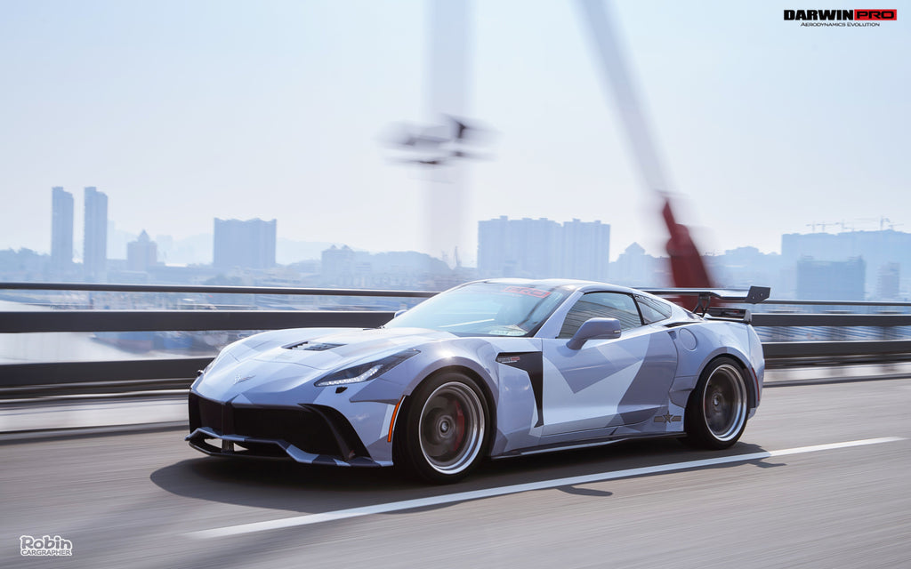 2013-2017 Corvette C7 Z51 BKSS Style Front Bumper - DarwinPRO Aerodynamics
