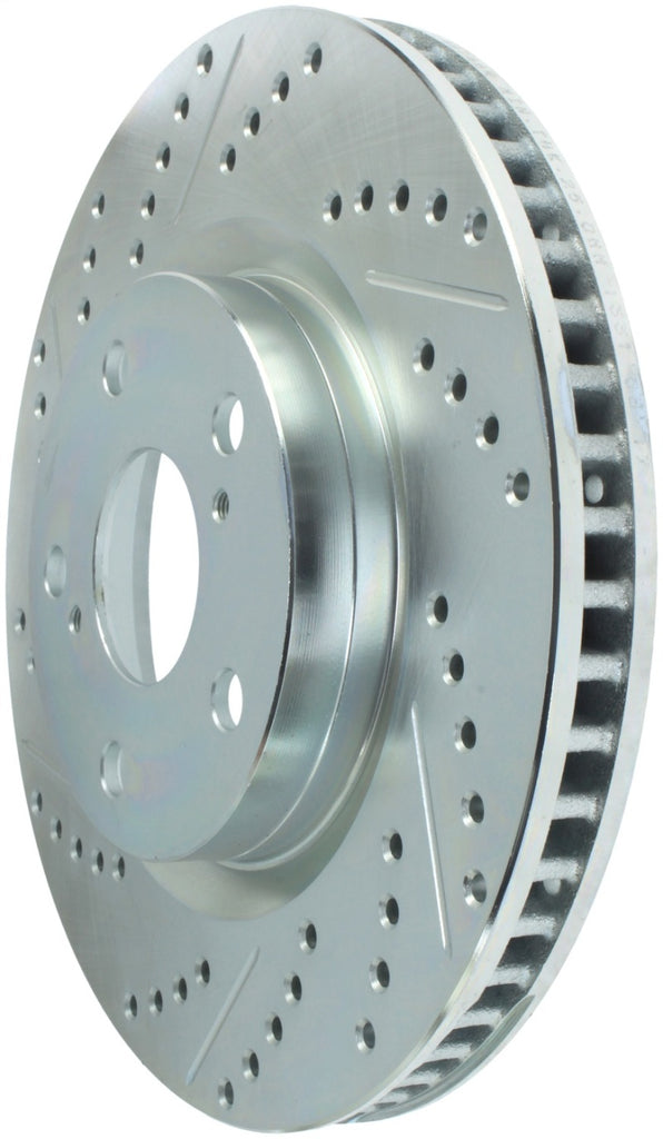 StopTech Select Sport 11-16 Toyota Avalon/ 11-17 Camry SportStop Slotted & Drilled Right Front Rotor