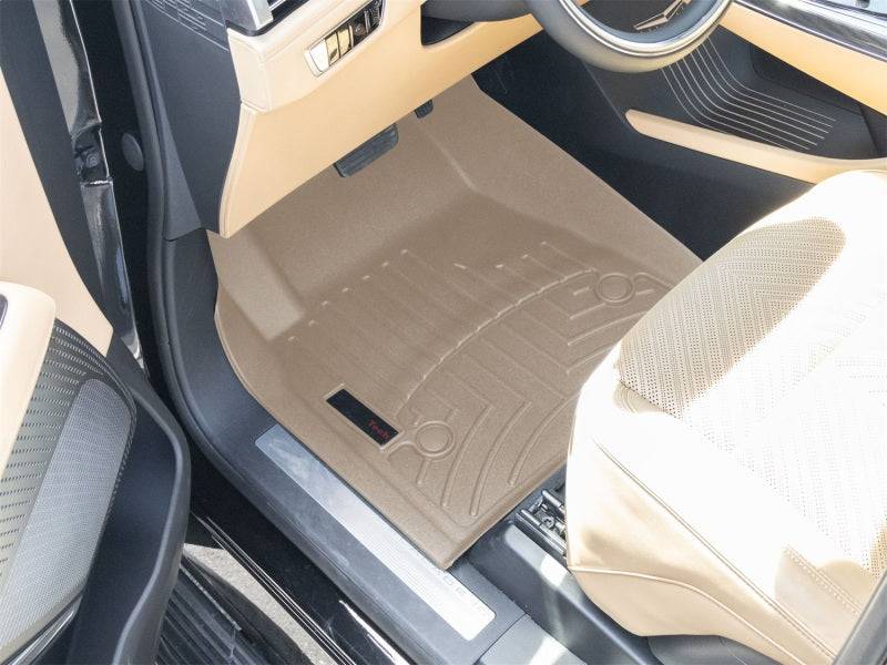 WeatherTech 25-26 Cadillac Escalade IQ 1st Row Front FloorLiner - Tan