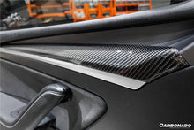 Load image into Gallery viewer, 2020-2023 Tesla Model 3/Y OEM Style Autoclave Carbon Fiber Door Trim Interior Replacement - Carbonado Aero