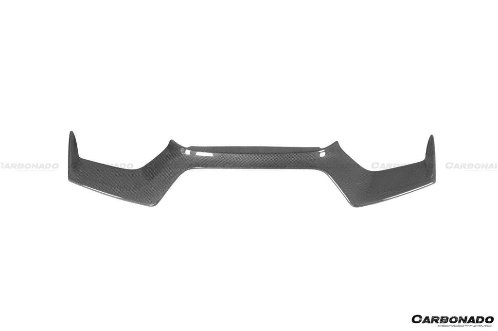 2018-2022 Ferrari 488 Pista OEM Style Carbon Fiber Front Bumper Middle Lip - Carbonado