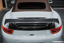 Load image into Gallery viewer, 2012-2015 Porsche 911 991.1 Carrera/S/4S TA Style Trunk Spoiler - Carbonado