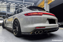 Load image into Gallery viewer, 2017-2023 Porsche Panamera 971 4S/4/GTS OD Style Carbon Fiber Rear Lip - Carbonado Aero