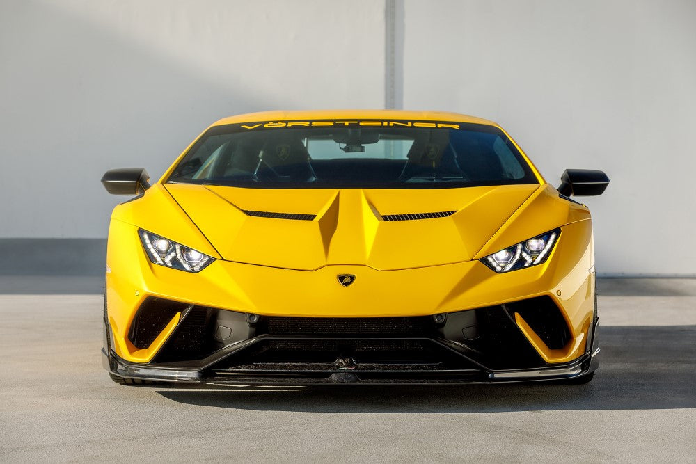 Vorsteiner Vincenzo Edizione Aero Primered Bonnet w/ 2X2 underside PP Glossy Lamborghini Huracan
