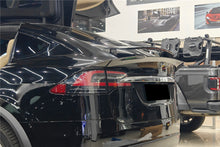 Load image into Gallery viewer, 2016-2025 Tesla Model X SUV BS Style Carbon Fiber Trunk Spoiler