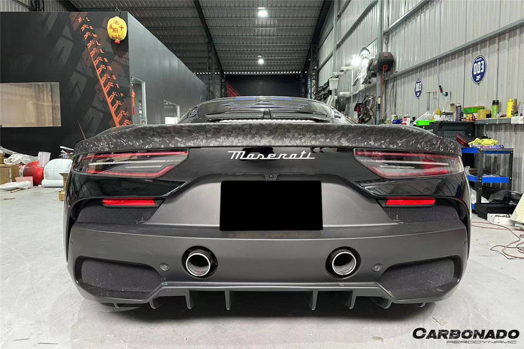 2020-2024 Maserati MC20 SVD Style Dry Carbon Fiber Trunk Spoiler Wing