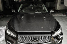 Load image into Gallery viewer, 2014-2017 Infiniti Q50 Sedan EAU ROUGE Style Hood - Carbonado