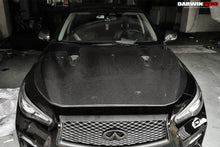 Load image into Gallery viewer, Darwinpro 2014-2022 Infiniti Q50 Sedan EAU ROUGE Style Hood - DarwinPRO Aerodynamics