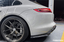 Load image into Gallery viewer, 2017-2023 Porsche Panamera 971 4S/4/GTS OD Style Carbon Fiber Rear Lip - Carbonado Aero