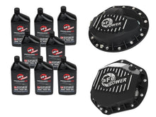 Load image into Gallery viewer, aFe Power Front/Rear Diff Cover Kit w/ Oil 03-13 Dodge L6 Trucks (AAM 9.25-14 &amp; AAM 11.5-14)