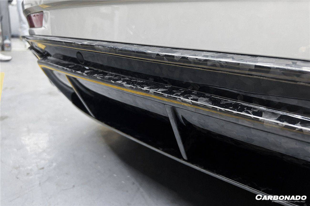 2017-2023 Porsche Panamera 971 4S/4/GTS OD Style Carbon Fiber Rear Lip - Carbonado Aero