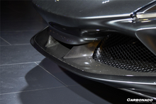 Load image into Gallery viewer, 2019-2024 Ferrari F8 OEM Style Dry Carbon Fiber Front Lip Splitter - Carbonado