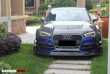 Load image into Gallery viewer, 2013-2016 Audi S3 &amp; A3 Sline 8V.1 Sedan and Sportback BKSS Style Front Lip with Under Board