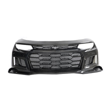 Load image into Gallery viewer, 2017-2025 Chevy Camaro ZL1 Black Panther 1PC Full Gloss Carbon Fiber Track Package Front Bumper Conversion