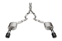 Load image into Gallery viewer, Corsa 2024 Ford Mustang GT Convertible 3in Sport Cat-Back Exhaust - 4.5in Carbon Fiber Tips