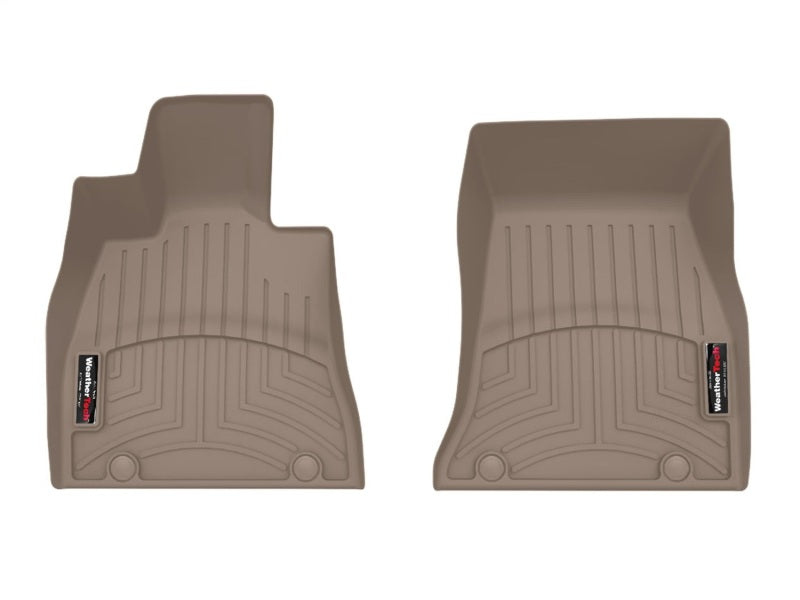 WeatherTech 25-25 Genesis G80 1st Row Front FloorLiner - Tan