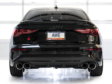 Load image into Gallery viewer, AWE Tuning 22-24 Audi 8Y S3 Track Edition Exhaust - Chrome Silver Tips