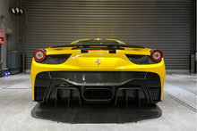 Load image into Gallery viewer, 2010-2015 Ferrari 458 Italy &amp; Spider VRS Style Rear Bumper With Tips - Carbonado