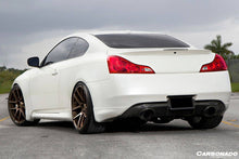 Load image into Gallery viewer, 2008-2015 Infiniti G37s Coupe DTM-II Style Carbon Fiber Rear Lip - Carbonado Aero