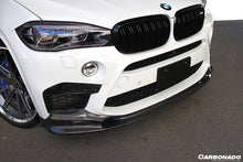 Load image into Gallery viewer, 2015-2019 BMW X5M F85/X6M F86 3D Style Carbon Fiber Front Lip - Carbonado Aero