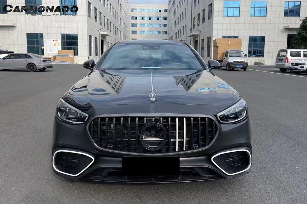 2021-2024 Mercedes Benz S Class W223 S500 S580 Sedan AMG Style Full body kit