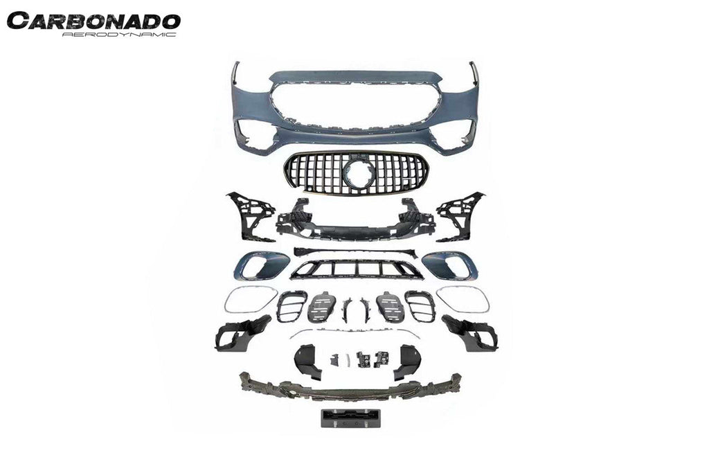 2021-2024 Mercedes Benz S Class W223 S500 S580 Sedan AMG Style Full body kit