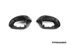 Load image into Gallery viewer, 2012-2019 Porsche 911 991.1 991.2 Carrera    981 Cayman Boxster OEM Style Dry Carbon Fiber Mirror Housing Replacement