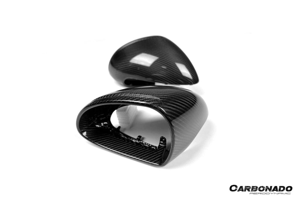 2012-2019 Porsche 911 991.1 991.2 Carrera    981 Cayman Boxster OEM Style Dry Carbon Fiber Mirror Housing Replacement