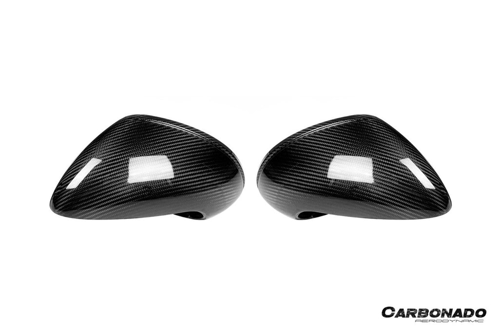 2012-2019 Porsche 911 991.1 991.2 Carrera    981 Cayman Boxster OEM Style Dry Carbon Fiber Mirror Housing Replacement