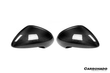 Load image into Gallery viewer, 2012-2019 Porsche 911 991.1 991.2 Carrera    981 Cayman Boxster OEM Style Dry Carbon Fiber Mirror Housing Replacement