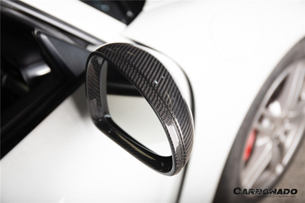 2012-2019 Porsche 911 991.1 991.2 Carrera    981 Cayman Boxster OEM Style Dry Carbon Fiber Mirror Housing Replacement