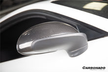 Load image into Gallery viewer, 2012-2019 Porsche 911 991.1 991.2 Carrera &amp; 981 Cayman Boxster OEM Style Dry Carbon Fiber Mirror Housing Replacement - Carbonado