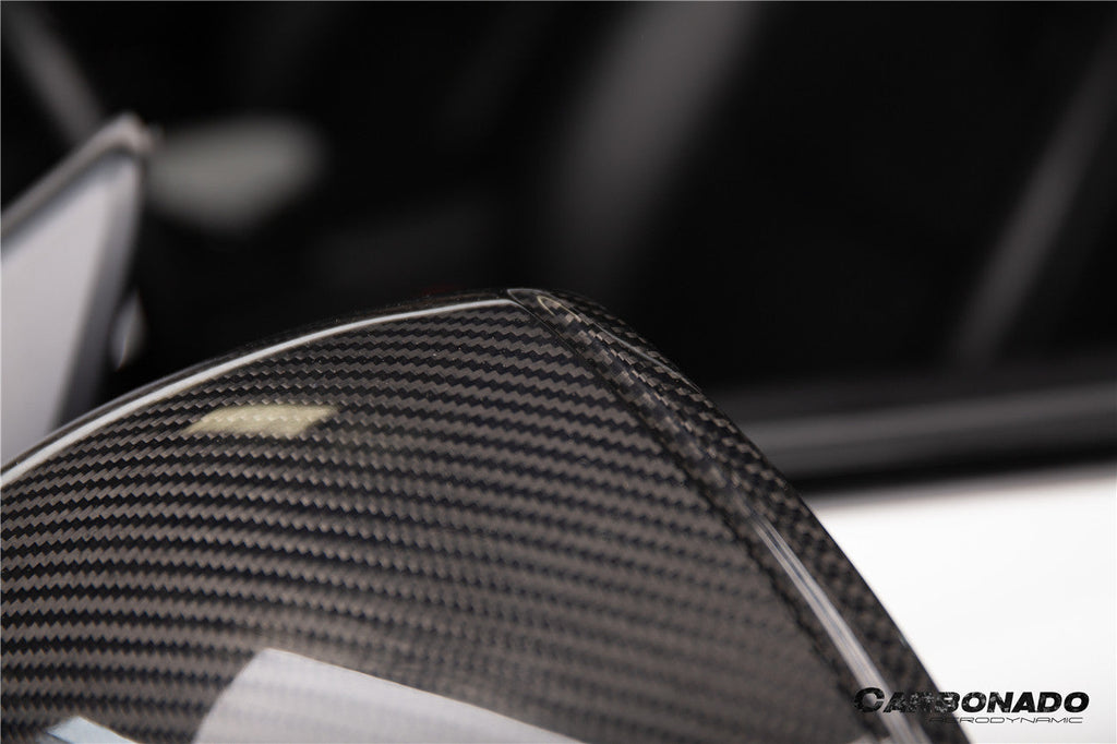 2012-2019 Porsche 911 991.1 991.2 Carrera    981 Cayman Boxster OEM Style Dry Carbon Fiber Mirror Housing Replacement