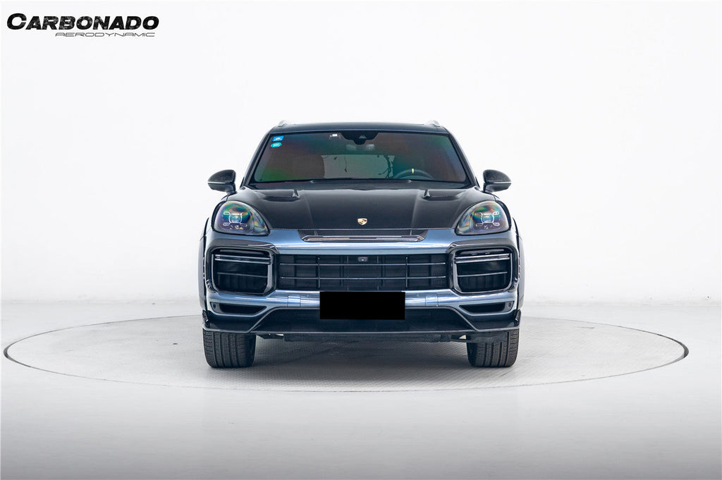 2018-2023 Porsche 9Y0.1 Cayenne Turbo MSY Style Dry Carbon Fiber Front Lip