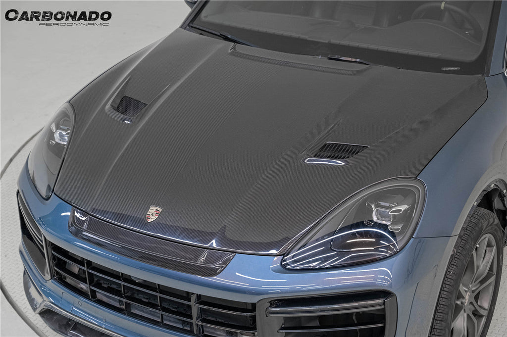 2018-2023 Porsche 9Y0.1 Cayenne   S    Coupe    E-Hybrid MSY Style Dry Carbon Fiber Hood